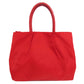 PRADA Handbag Nylon Red Fiocco