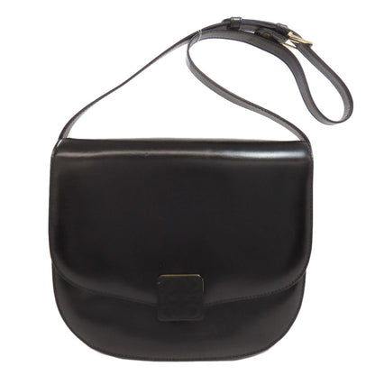 LOEWE Shoulder Bag Calfskin blue anagram
