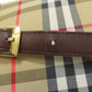 BURBERRY Shoulder Bag canvas Brown Nova Check