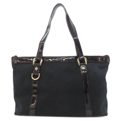 GUCCI Handbag 141470 canvas black Abby GG