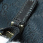 GUCCI Handbag 141470 canvas black Abby GG