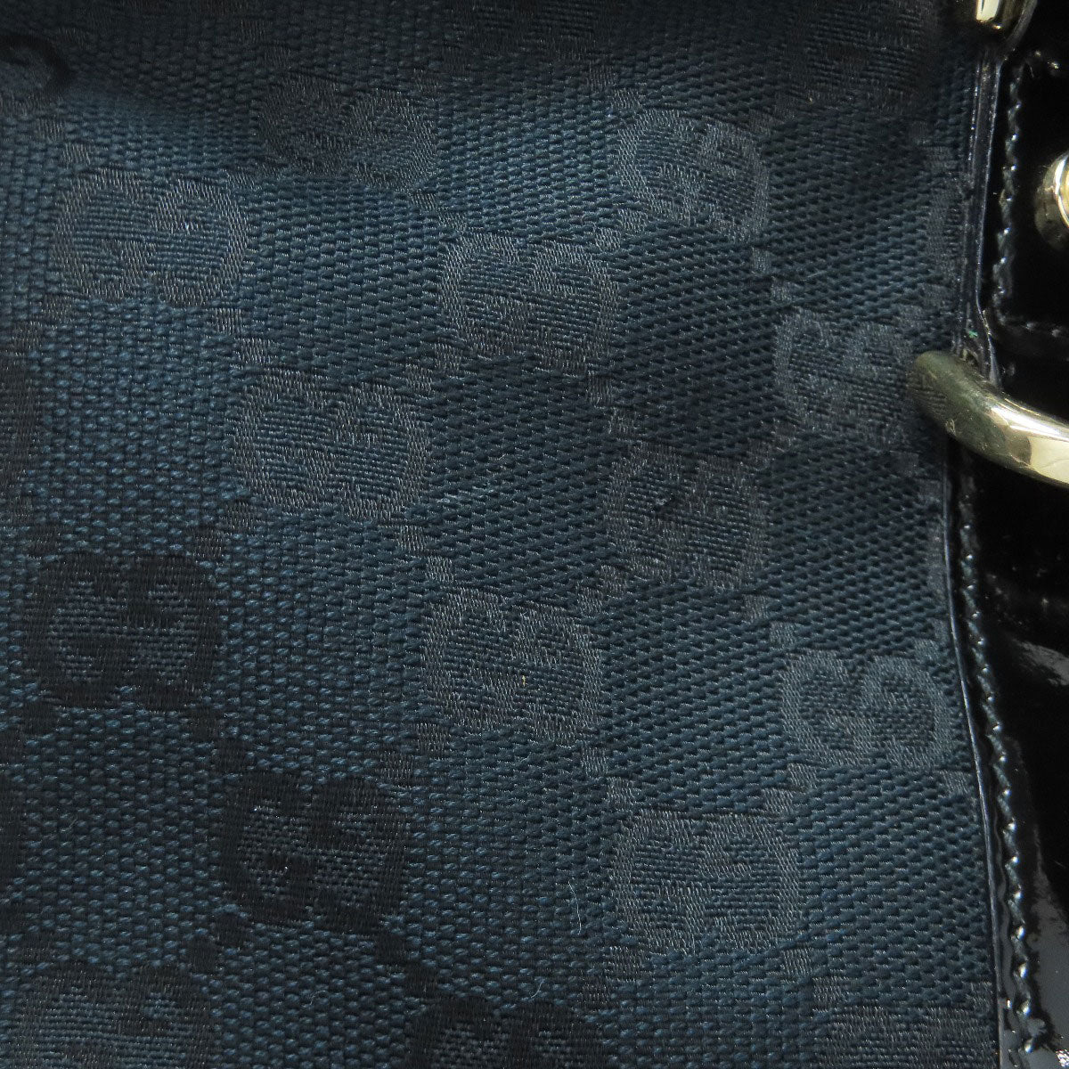 GUCCI Handbag 141470 canvas black Abby GG