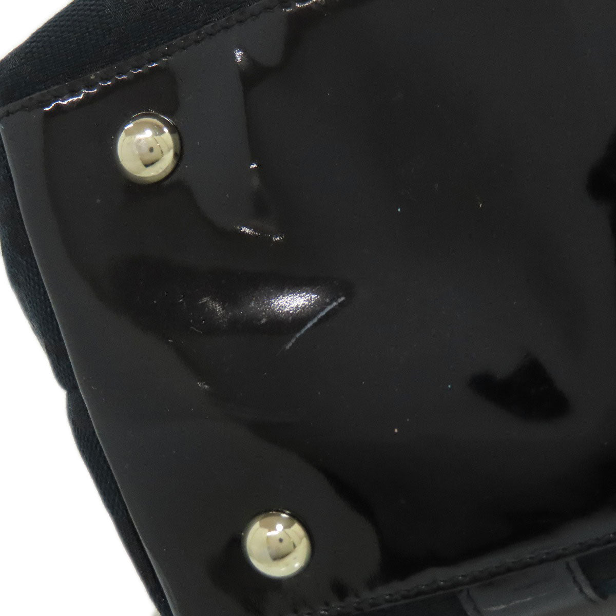GUCCI Handbag 141470 canvas black Abby GG