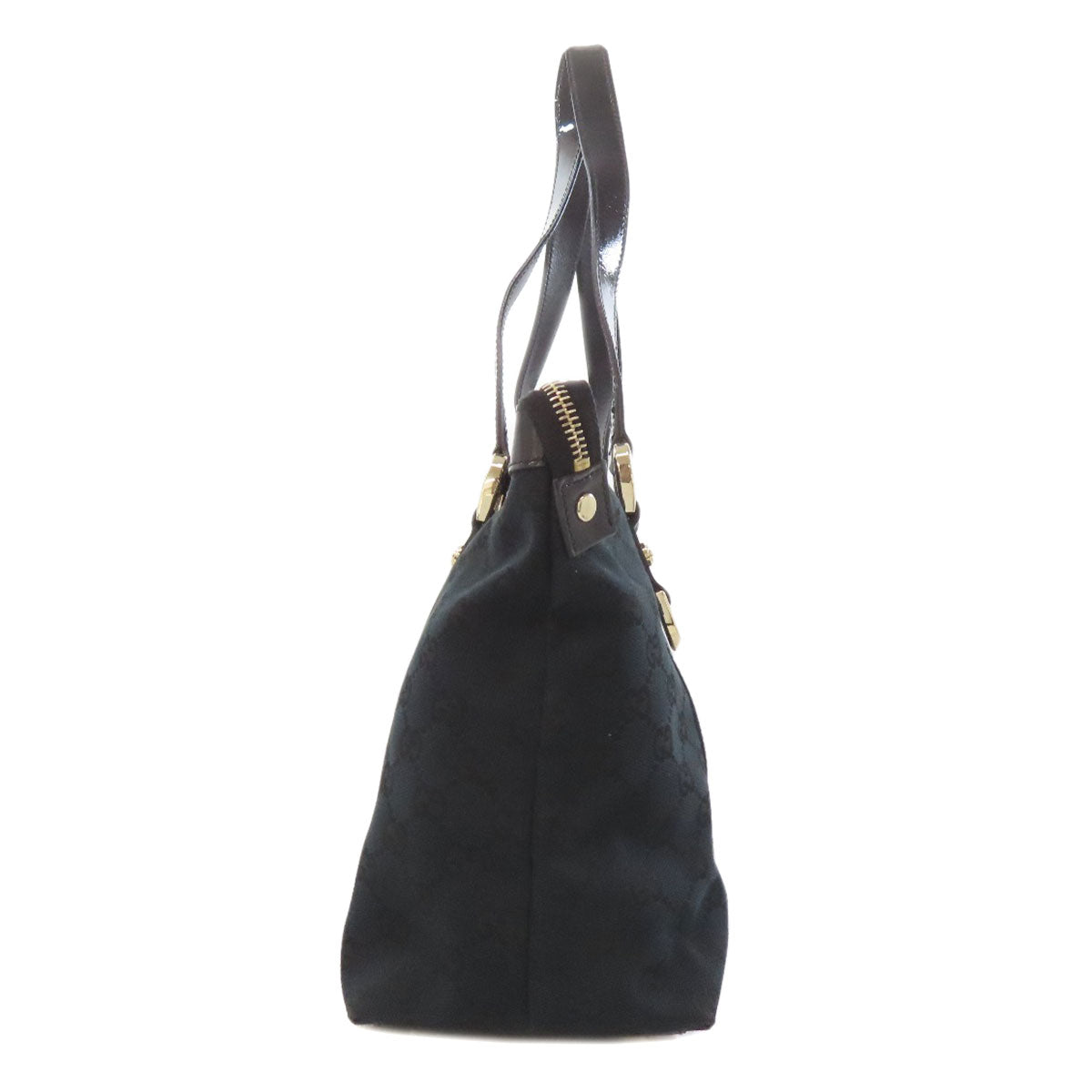 GUCCI Handbag 141470 canvas black Abby GG