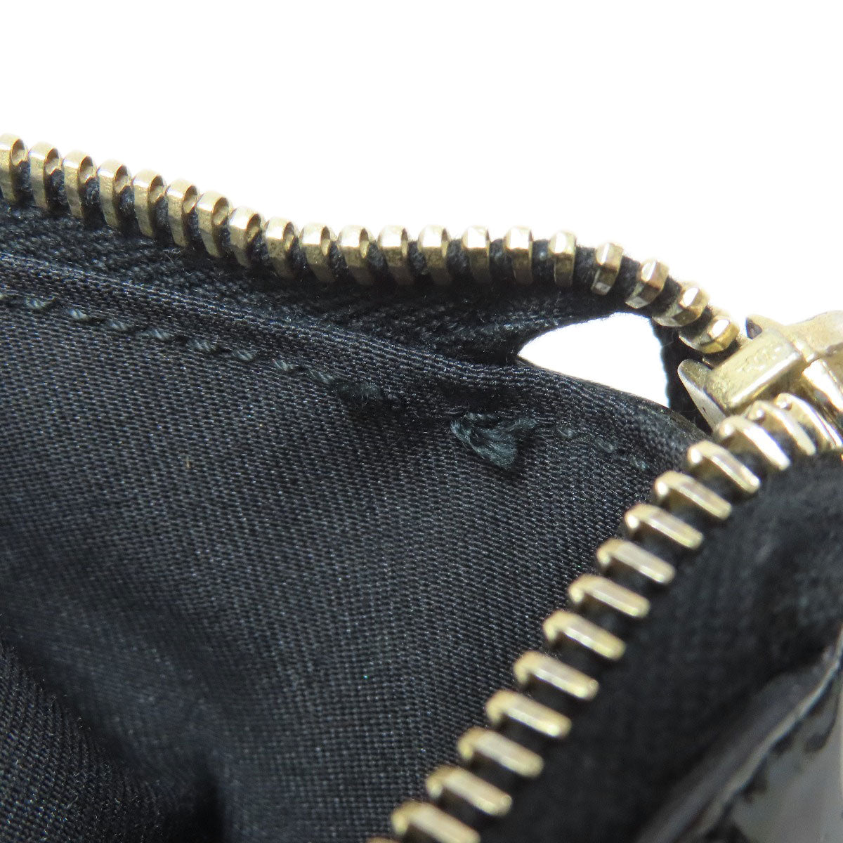 GUCCI Handbag 141470 canvas black Abby GG