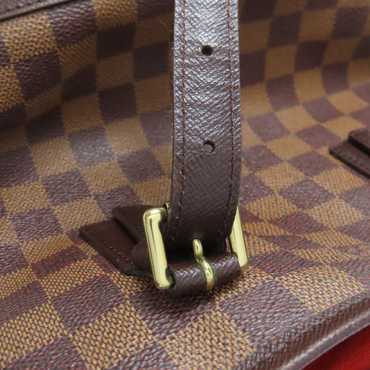 LOUIS VUITTON Handbag N42240 Damier canvas Brown Male
