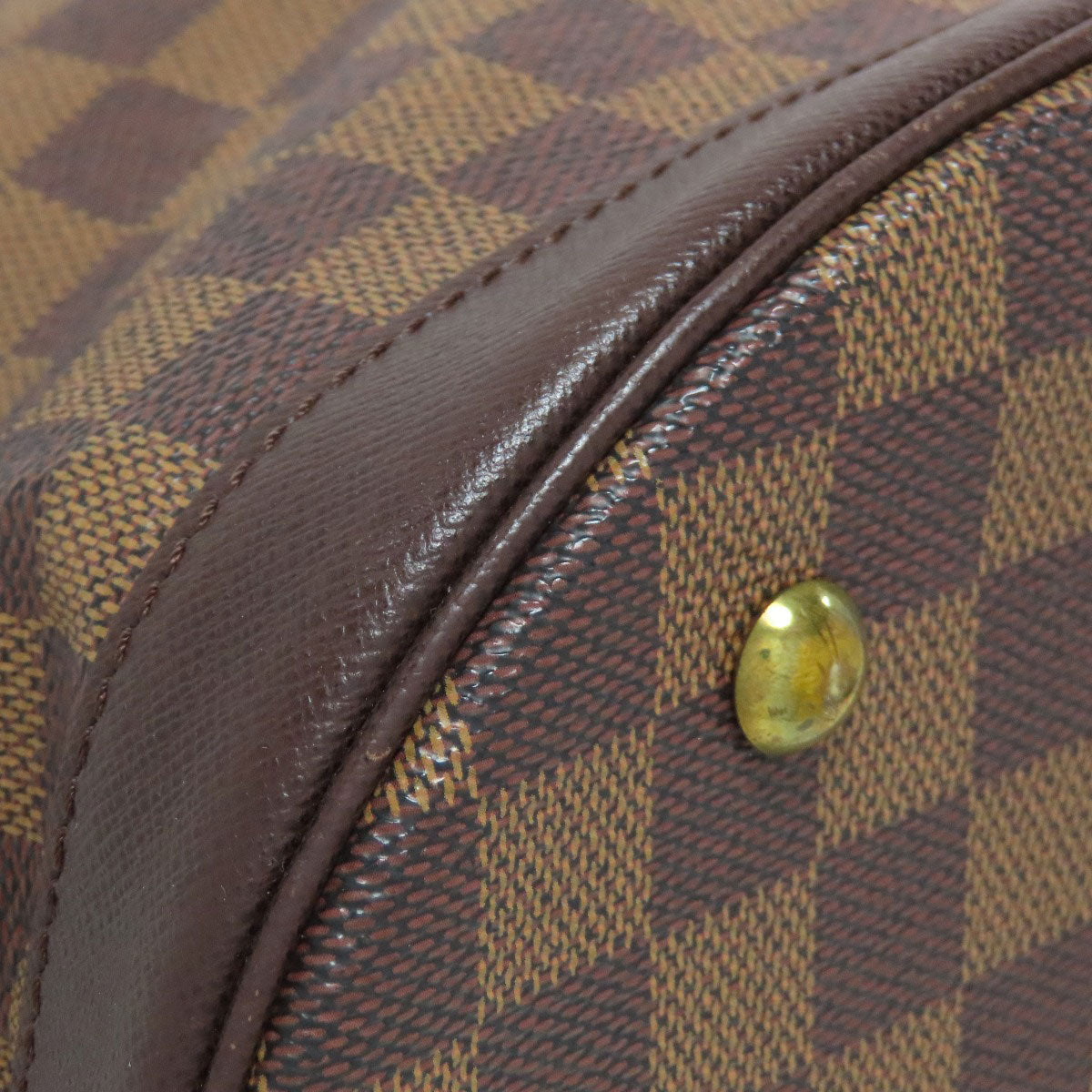 LOUIS VUITTON Handbag N42240 Damier canvas Brown Male