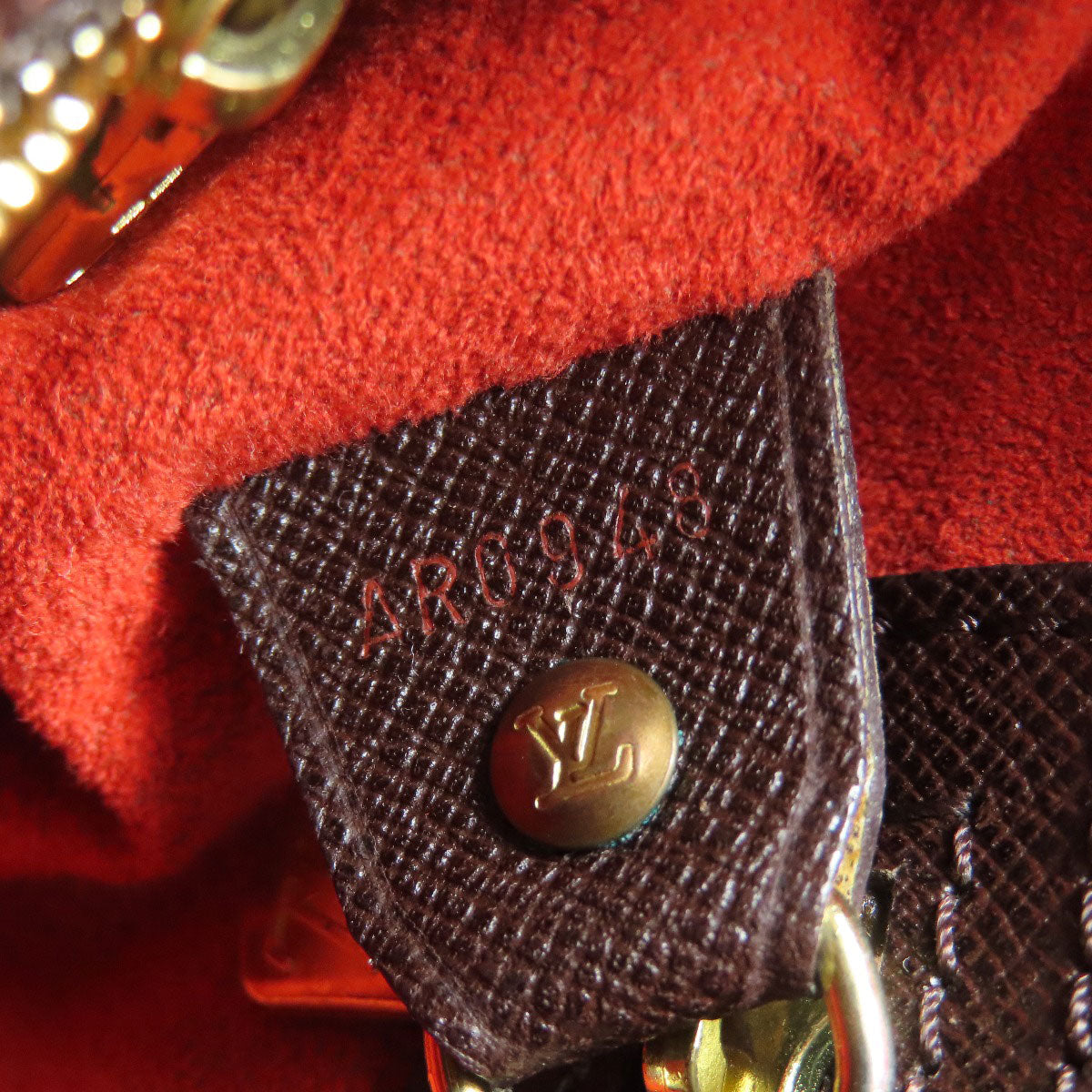 LOUIS VUITTON Handbag N42240 Damier canvas Brown Male