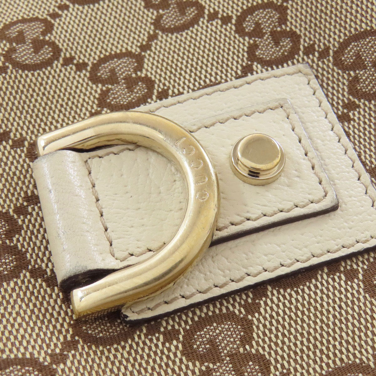 GUCCI Shoulder Bag 130989 canvas Brown Semi-Shoulder Bag one belt