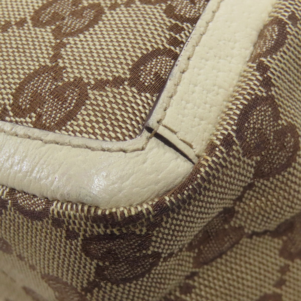 GUCCI Shoulder Bag 130989 canvas Brown Semi-Shoulder Bag one belt