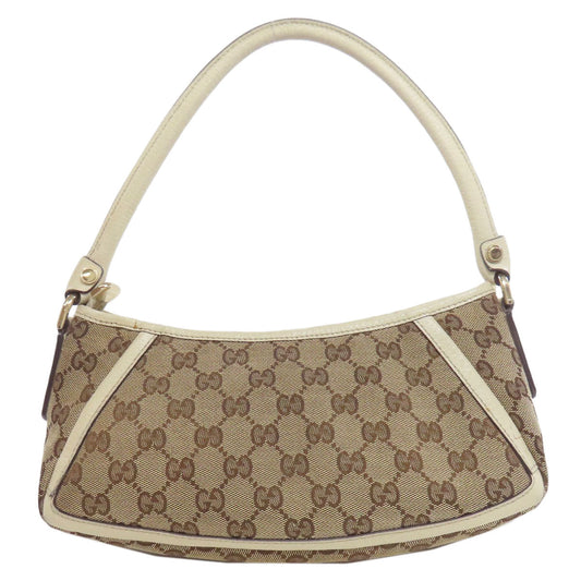 GUCCI Shoulder Bag 130989 canvas Brown Semi-Shoulder Bag one belt