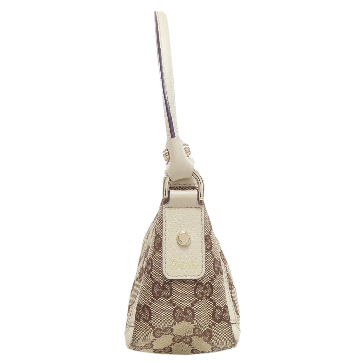 GUCCI Shoulder Bag 130989 canvas Brown Semi-Shoulder Bag one belt