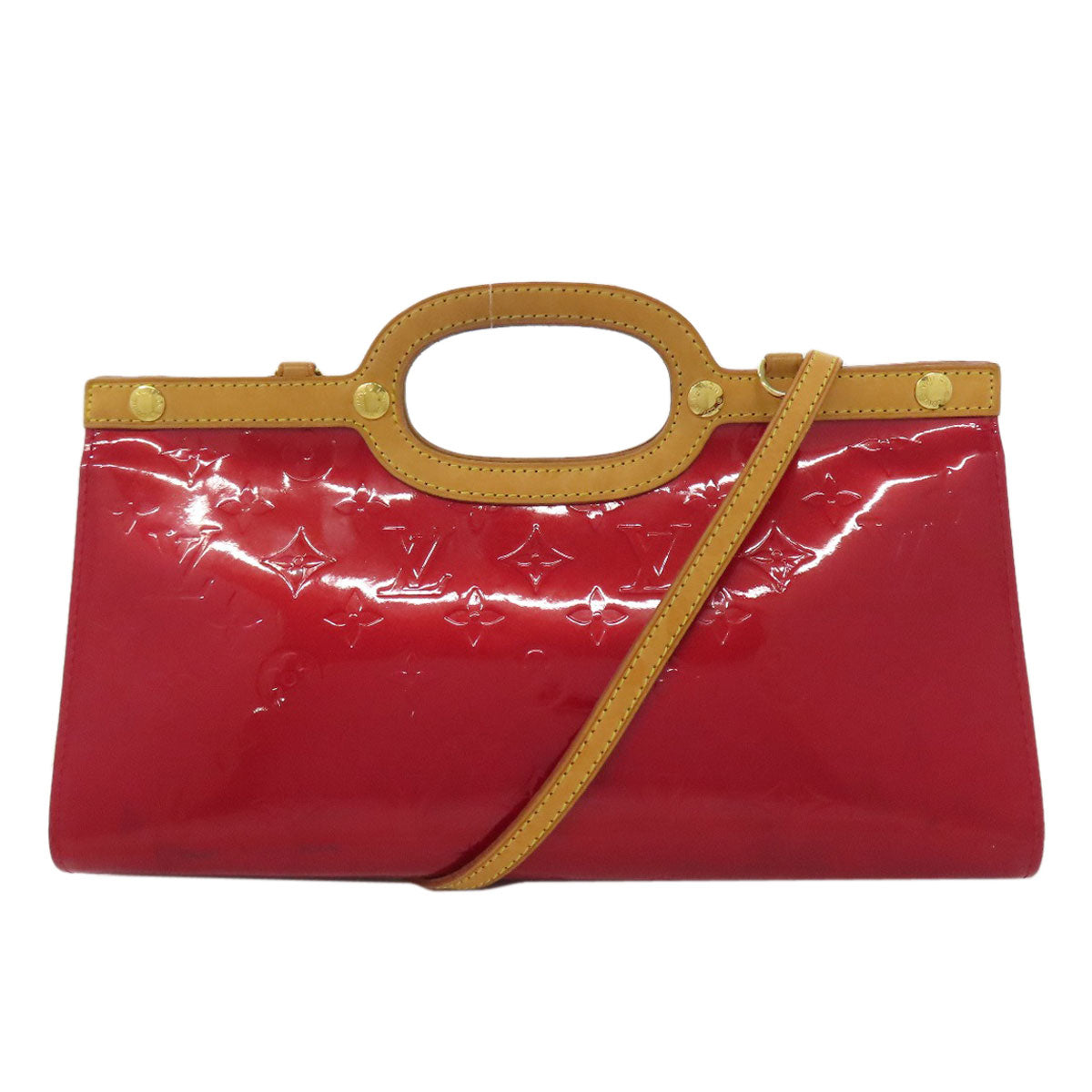 LOUIS VUITTON Handbag M91987 Vernis Red Roxbury Drive