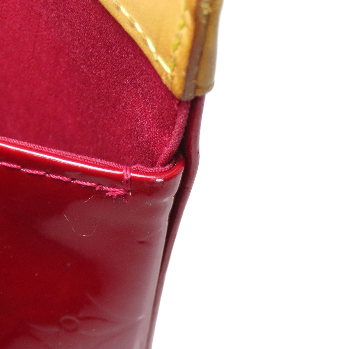 LOUIS VUITTON Handbag M91987 Vernis Red Roxbury Drive