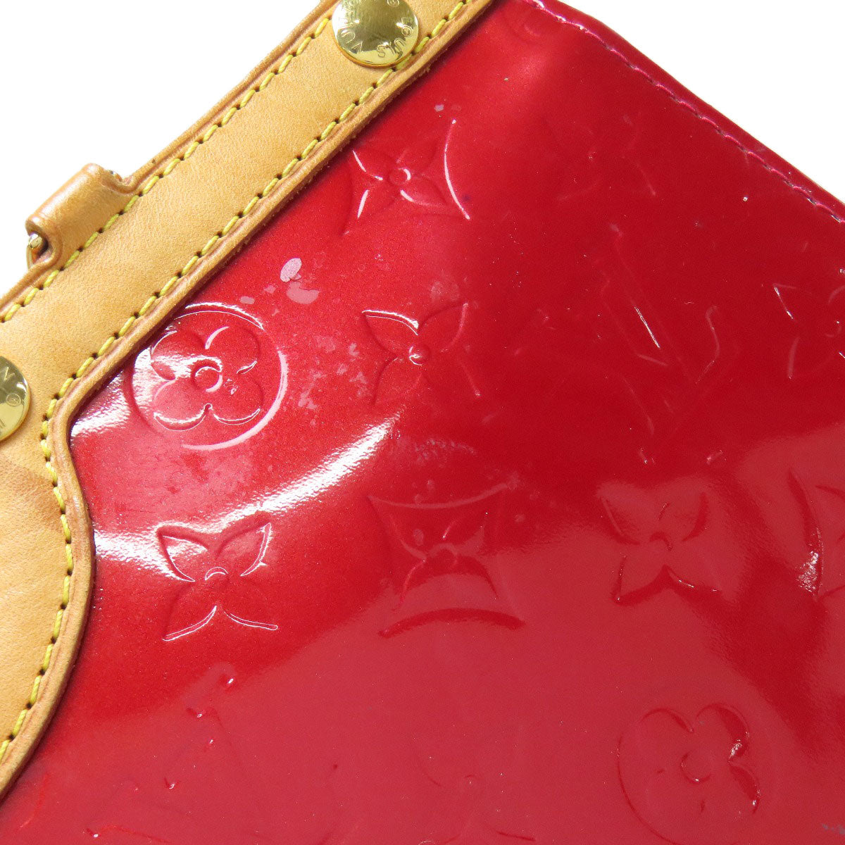 LOUIS VUITTON Handbag M91987 Vernis Red Roxbury Drive