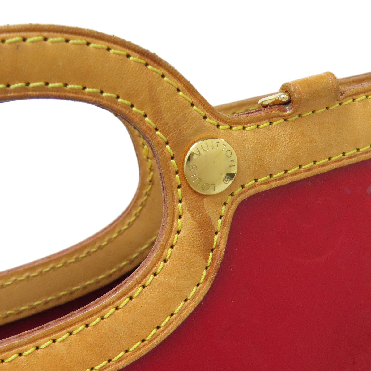 LOUIS VUITTON Handbag M91987 Vernis Red Roxbury Drive