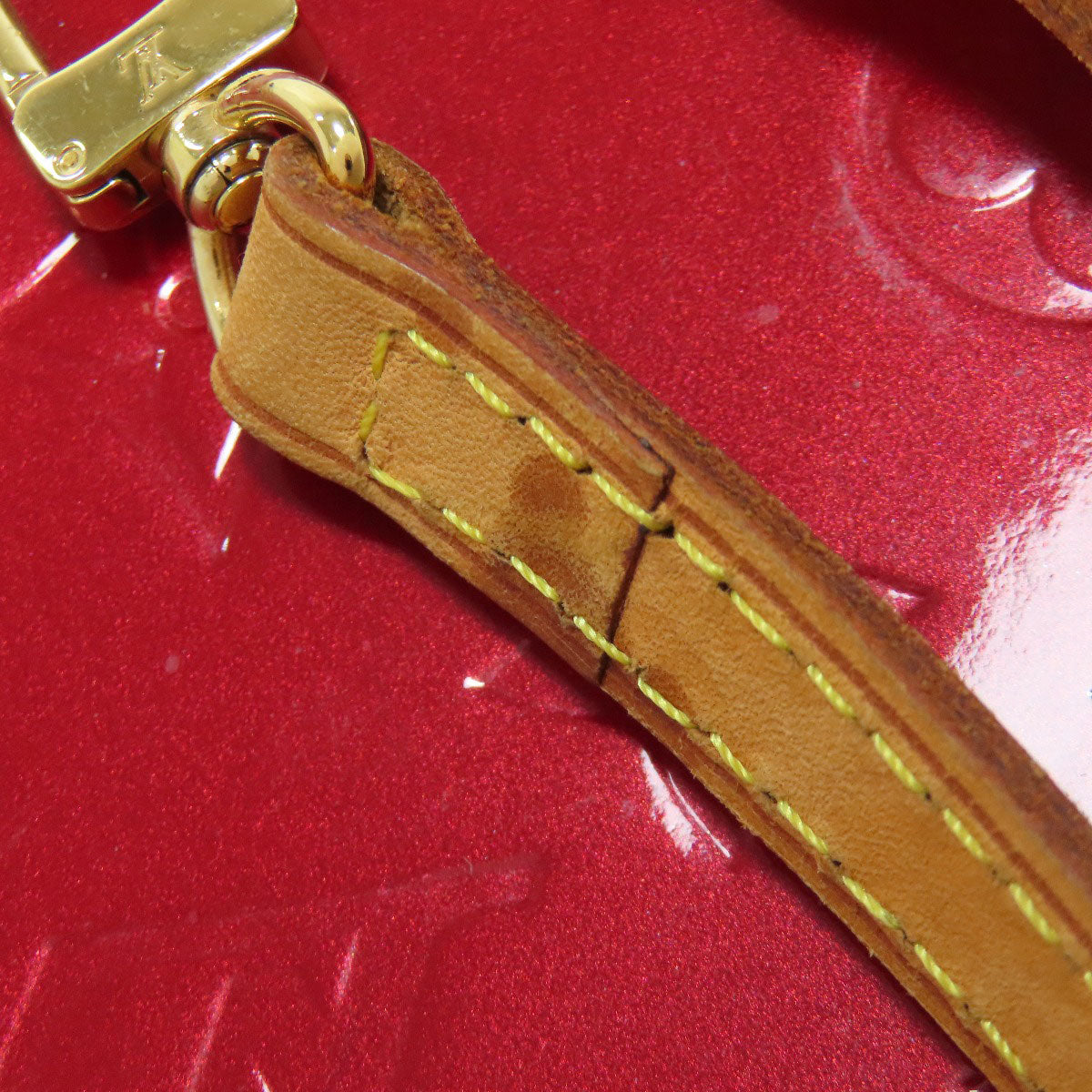 LOUIS VUITTON Handbag M91987 Vernis Red Roxbury Drive