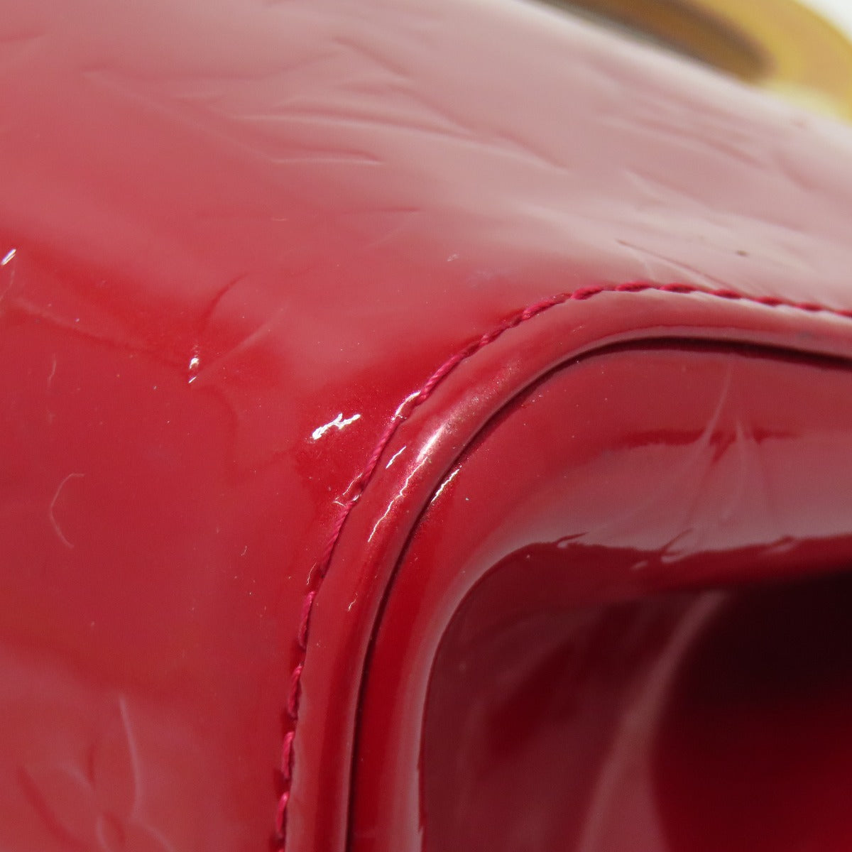 LOUIS VUITTON Handbag M91987 Vernis Red Roxbury Drive