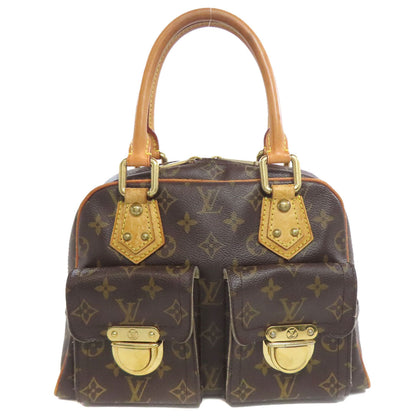 LOUIS VUITTON Tote Bag M40026 Monogram canvas Brown Manhattan PM