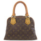 LOUIS VUITTON Tote Bag M40026 Monogram canvas Brown Manhattan PM