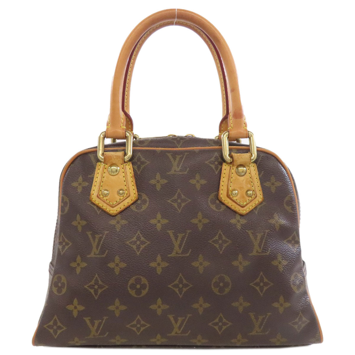LOUIS VUITTON Tote Bag M40026 Monogram canvas Brown Manhattan PM