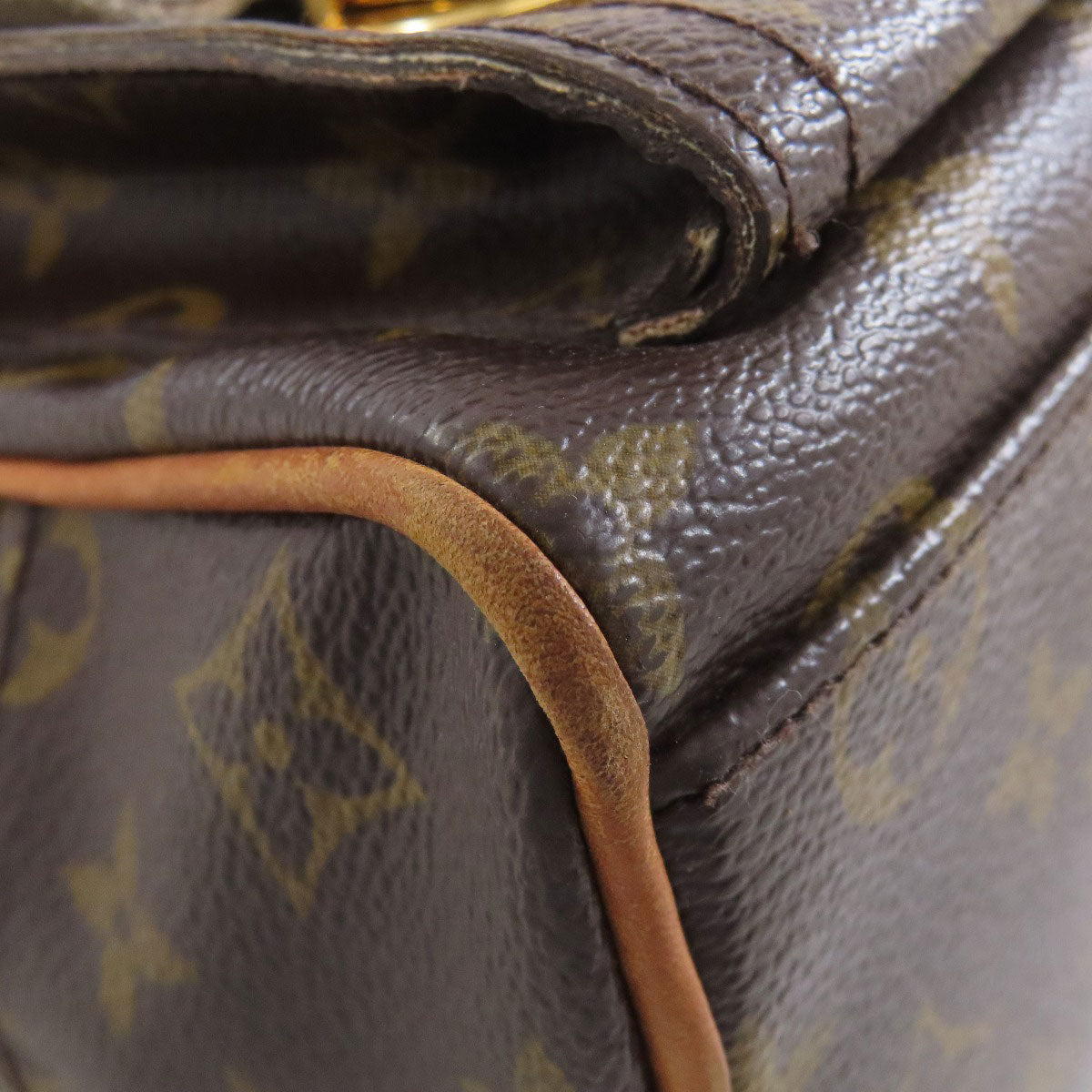 LOUIS VUITTON Tote Bag M40026 Monogram canvas Brown Manhattan PM