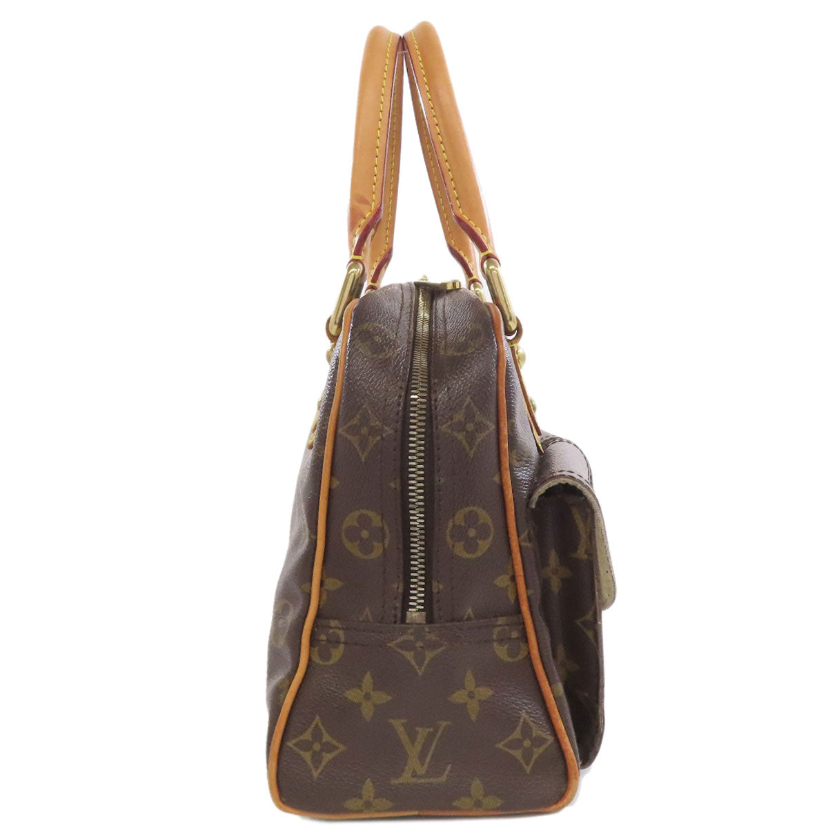 LOUIS VUITTON Tote Bag M40026 Monogram canvas Brown Manhattan PM