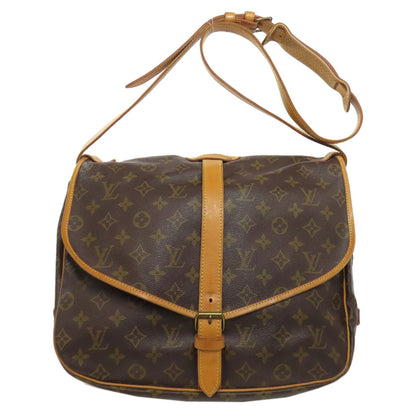 LOUIS VUITTON Shoulder Bag M42254 Monogram canvas Brown Samuel 35