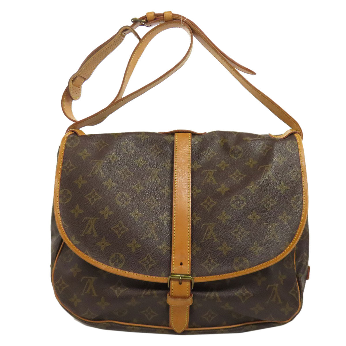 LOUIS VUITTON Shoulder Bag M42254 Monogram canvas Brown Samuel 35