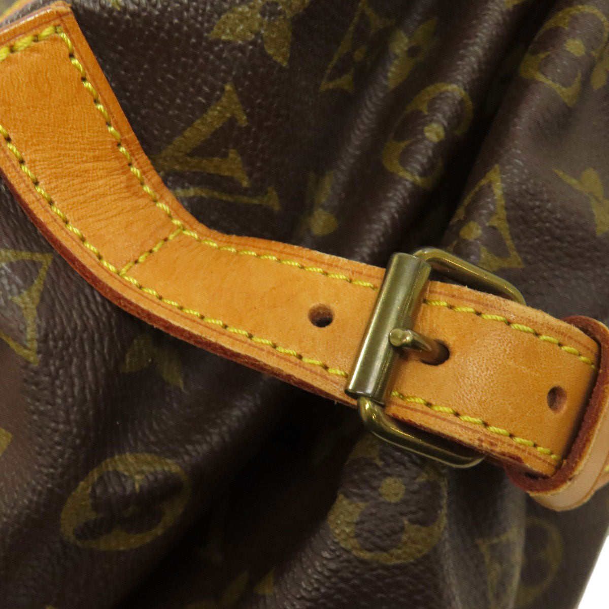 LOUIS VUITTON Shoulder Bag M42254 Monogram canvas Brown Samuel 35