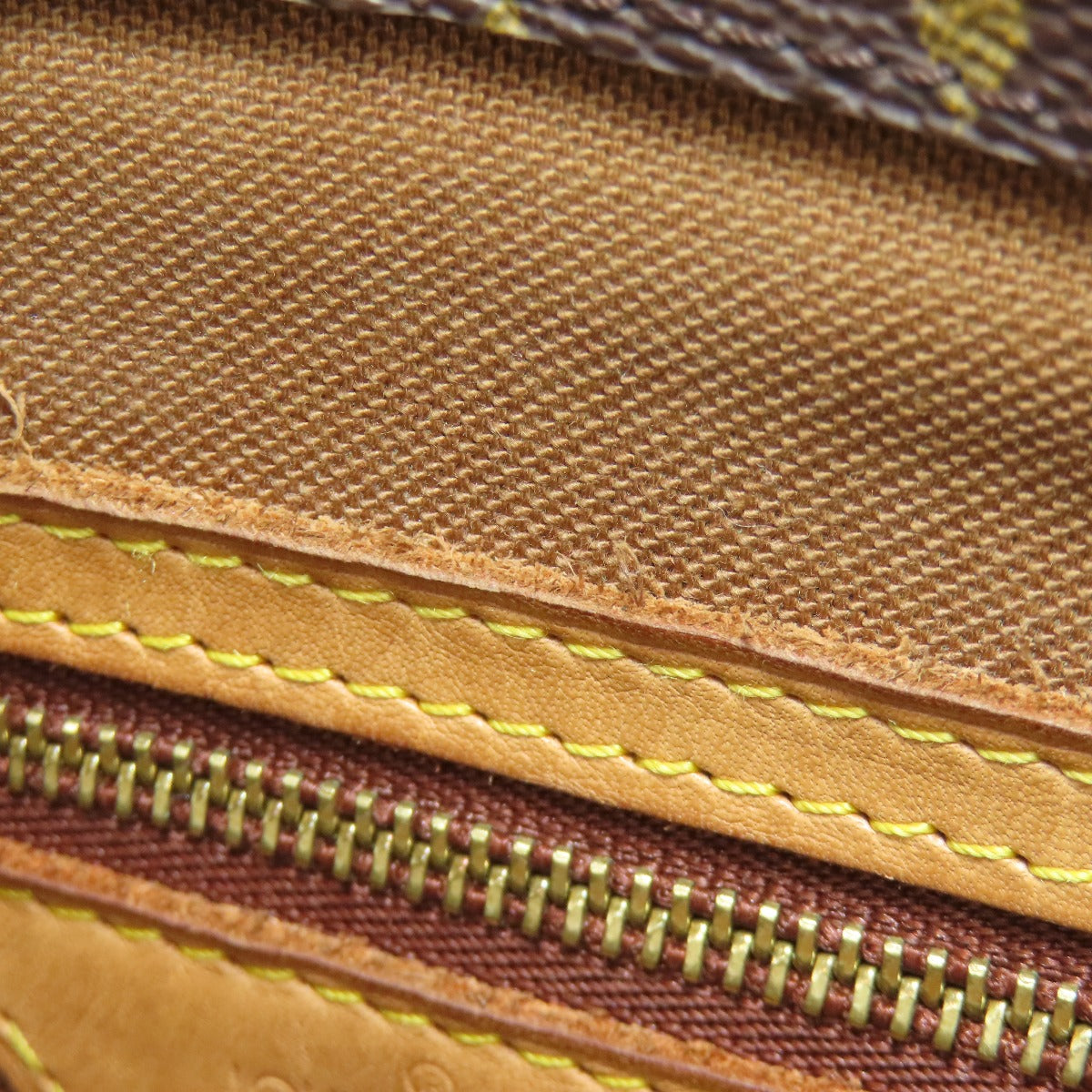 LOUIS VUITTON Tote Bag Ｍ51148 Monogram canvas Brown Cabas Piano