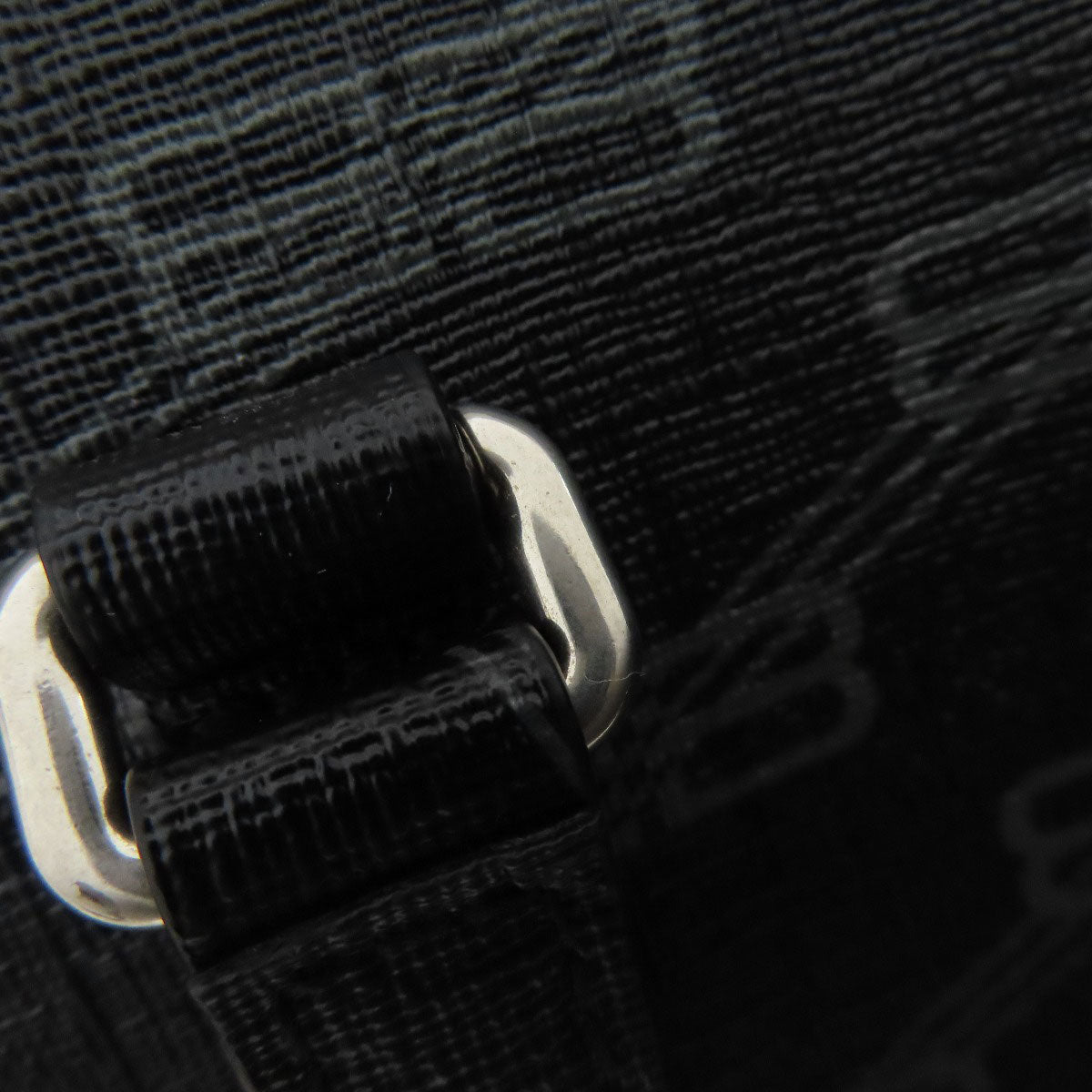 BALENCIAGA Tote Bag 702698 PVC black Medium Shopper BB Monogram