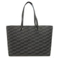 BALENCIAGA Tote Bag 702698 PVC black Medium Shopper BB Monogram