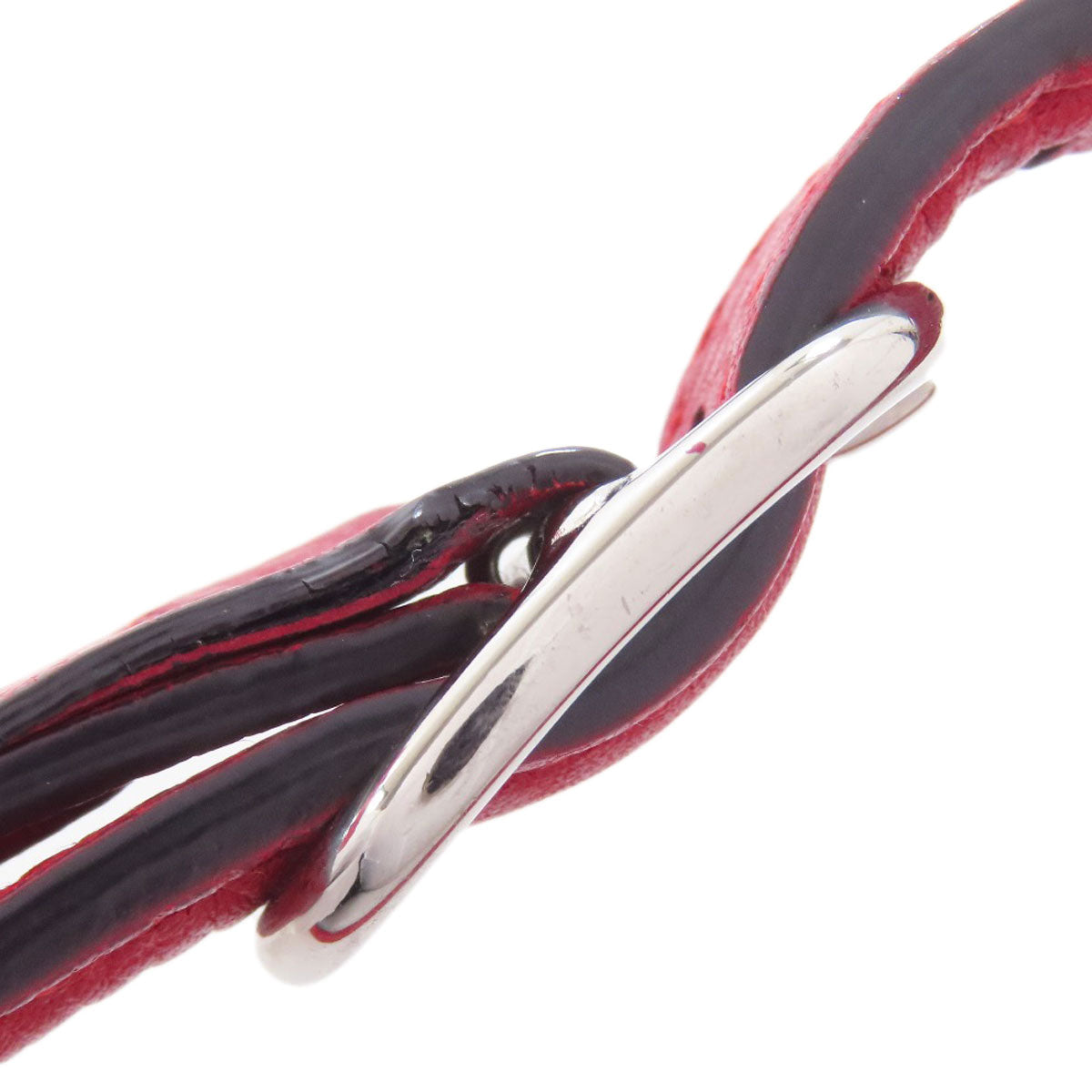 GUCCI Handbag 392013 leather Red Bamboo Daily 2WAY