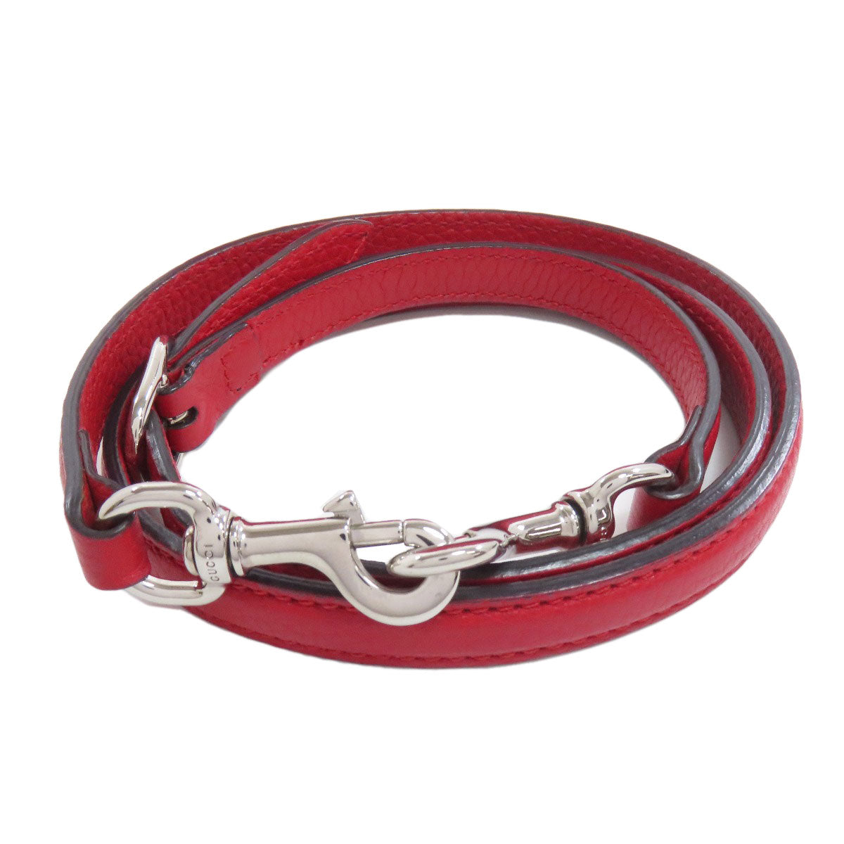 GUCCI Handbag 392013 leather Red Bamboo Daily 2WAY