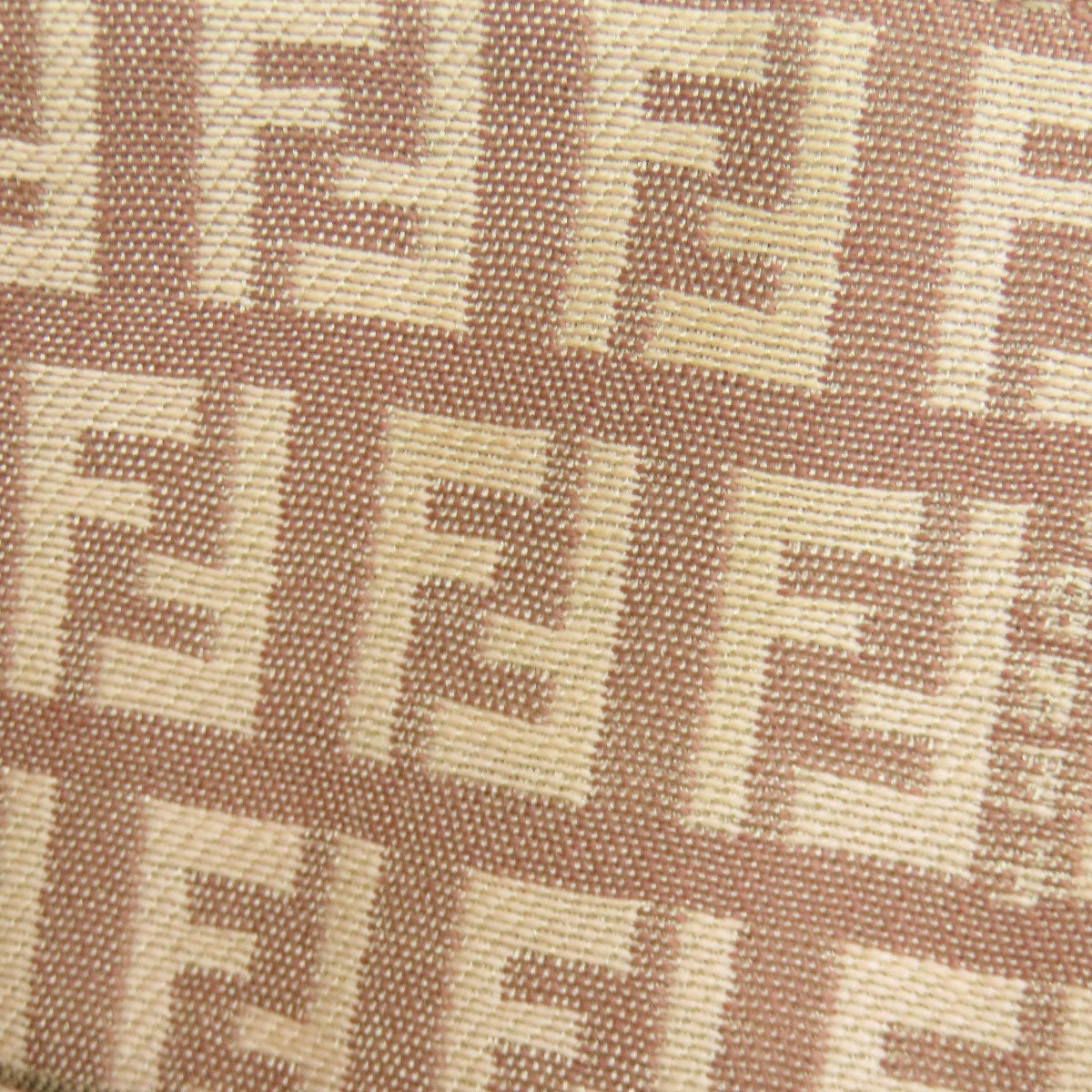 FENDI Handbag canvas pink Zucchino