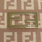 FENDI Handbag canvas pink Zucchino