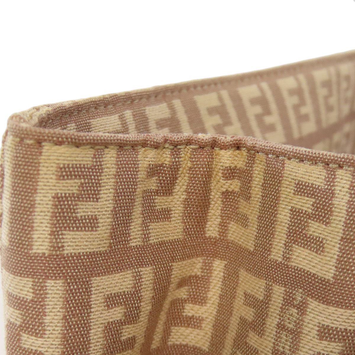 FENDI Handbag canvas pink Zucchino