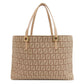 FENDI Handbag canvas pink Zucchino
