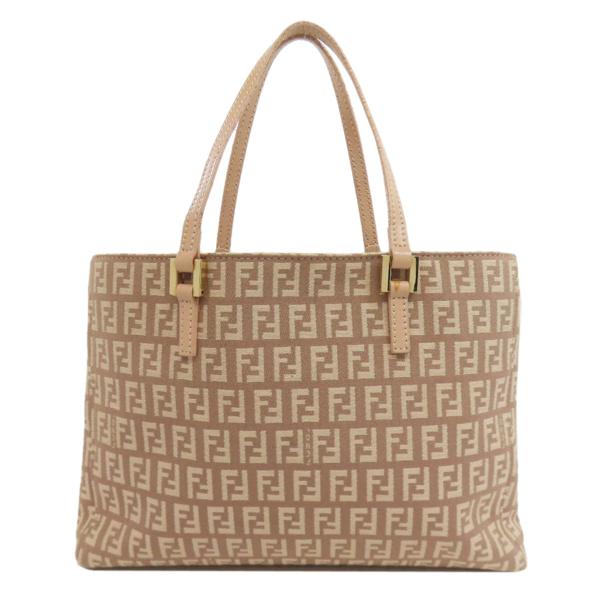 FENDI Handbag canvas pink Zucchino