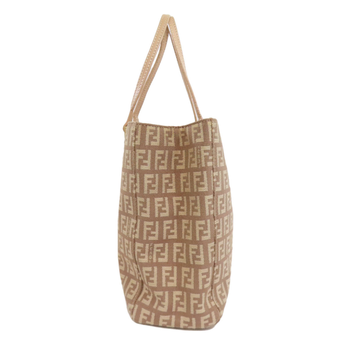 FENDI Handbag canvas pink Zucchino