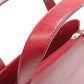BURBERRY Handbag leather Red logo