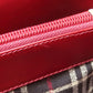 BURBERRY Handbag leather Red logo