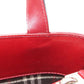 BURBERRY Handbag leather Red logo