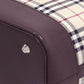 BURBERRY Handbag canvas beige Nova Check