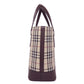 BURBERRY Handbag canvas beige Nova Check