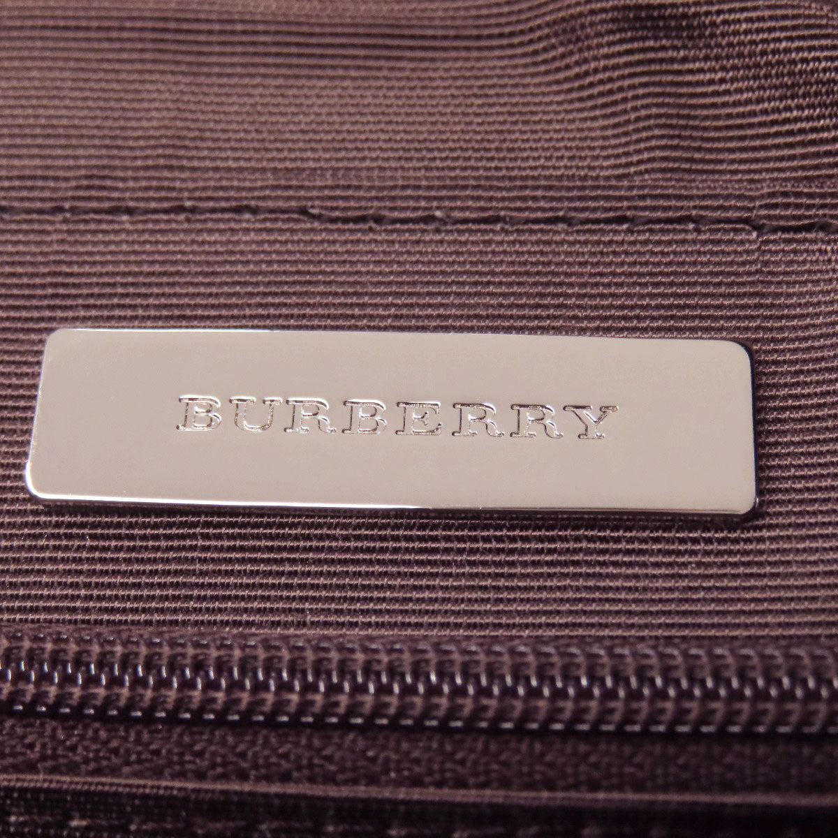 BURBERRY Handbag canvas beige Nova Check