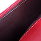 GUCCI Long Wallet Purse 153211 Calfskin Red W Hook Wallet