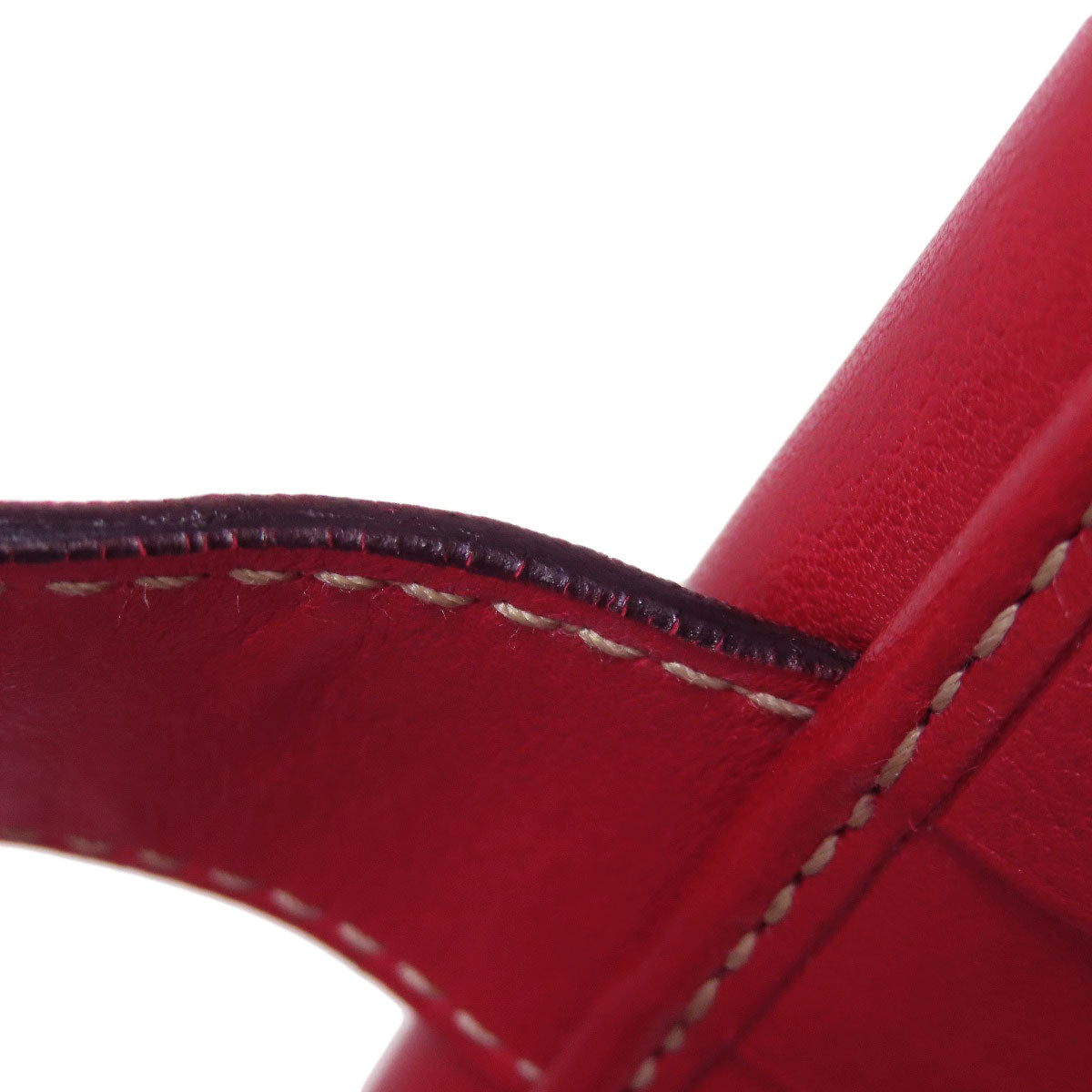 GUCCI Long Wallet Purse 153211 Calfskin Red W Hook Wallet