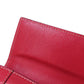 GUCCI Long Wallet Purse 153211 Calfskin Red W Hook Wallet